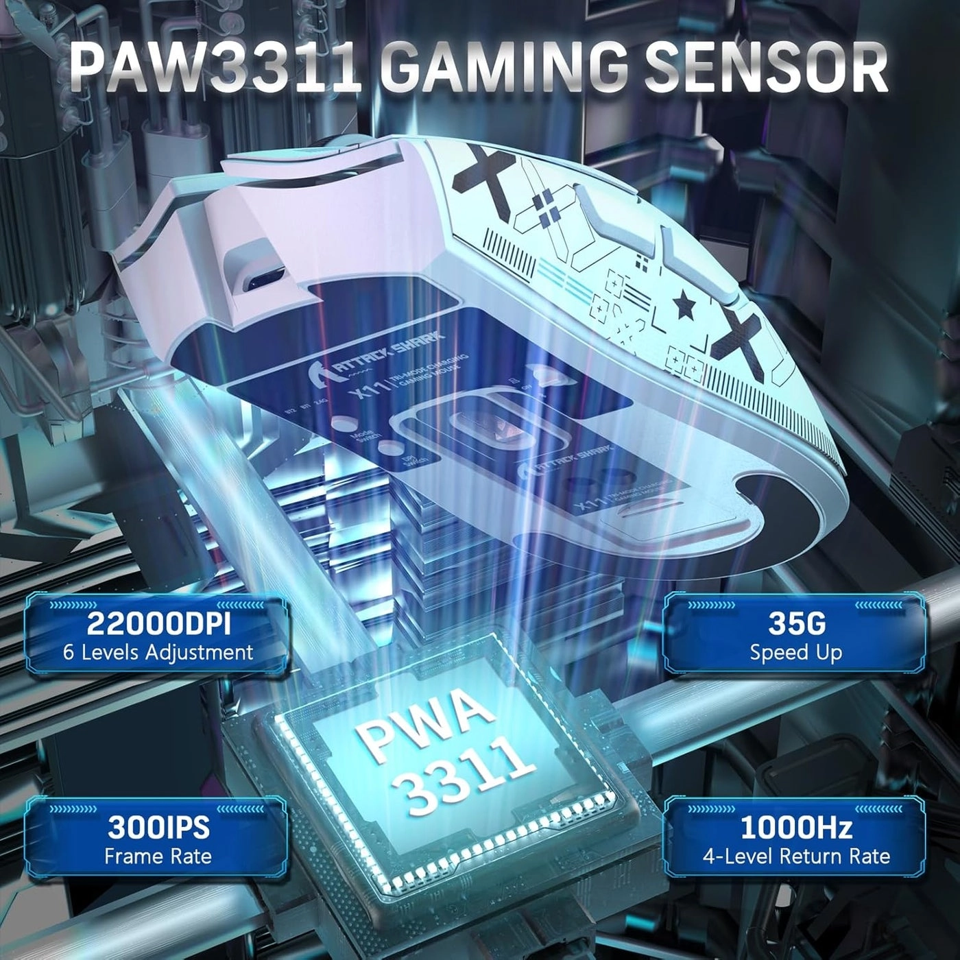 X11 Gaming Mouse - Wireless