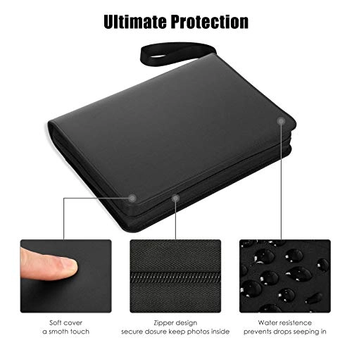 2x3" 540 Pockets Faux Leather Photo Album