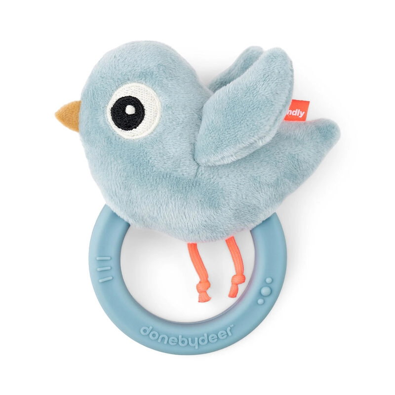 Sensory Rattle With Teether - 0 month(s) Birdee