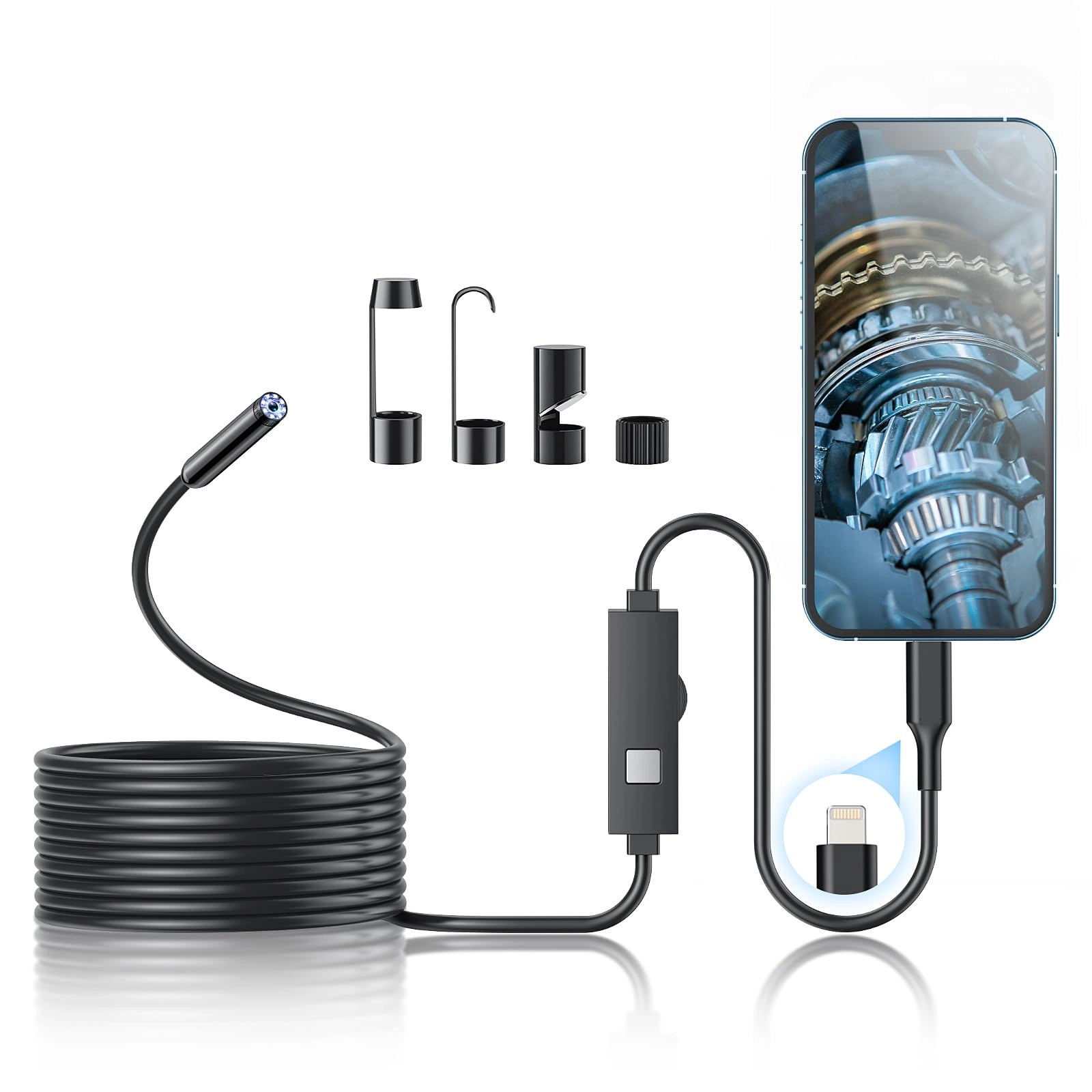 Kinpthy Endoscope Camera - 16.3ft