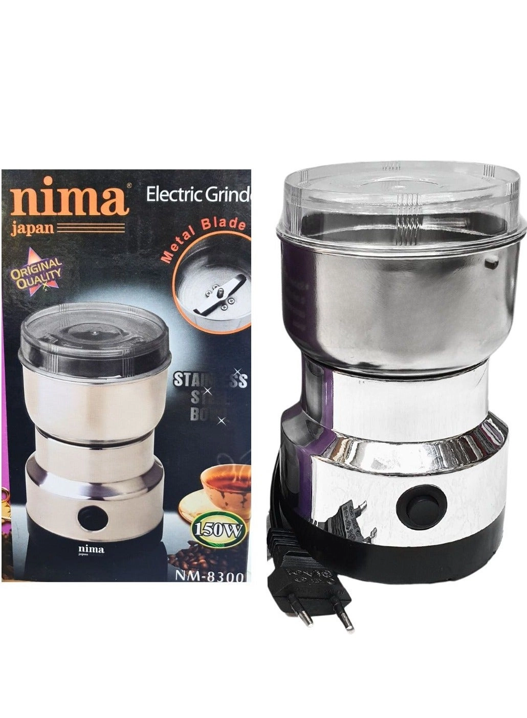 Electric Coffee And Beans Grinder - 200W 50g