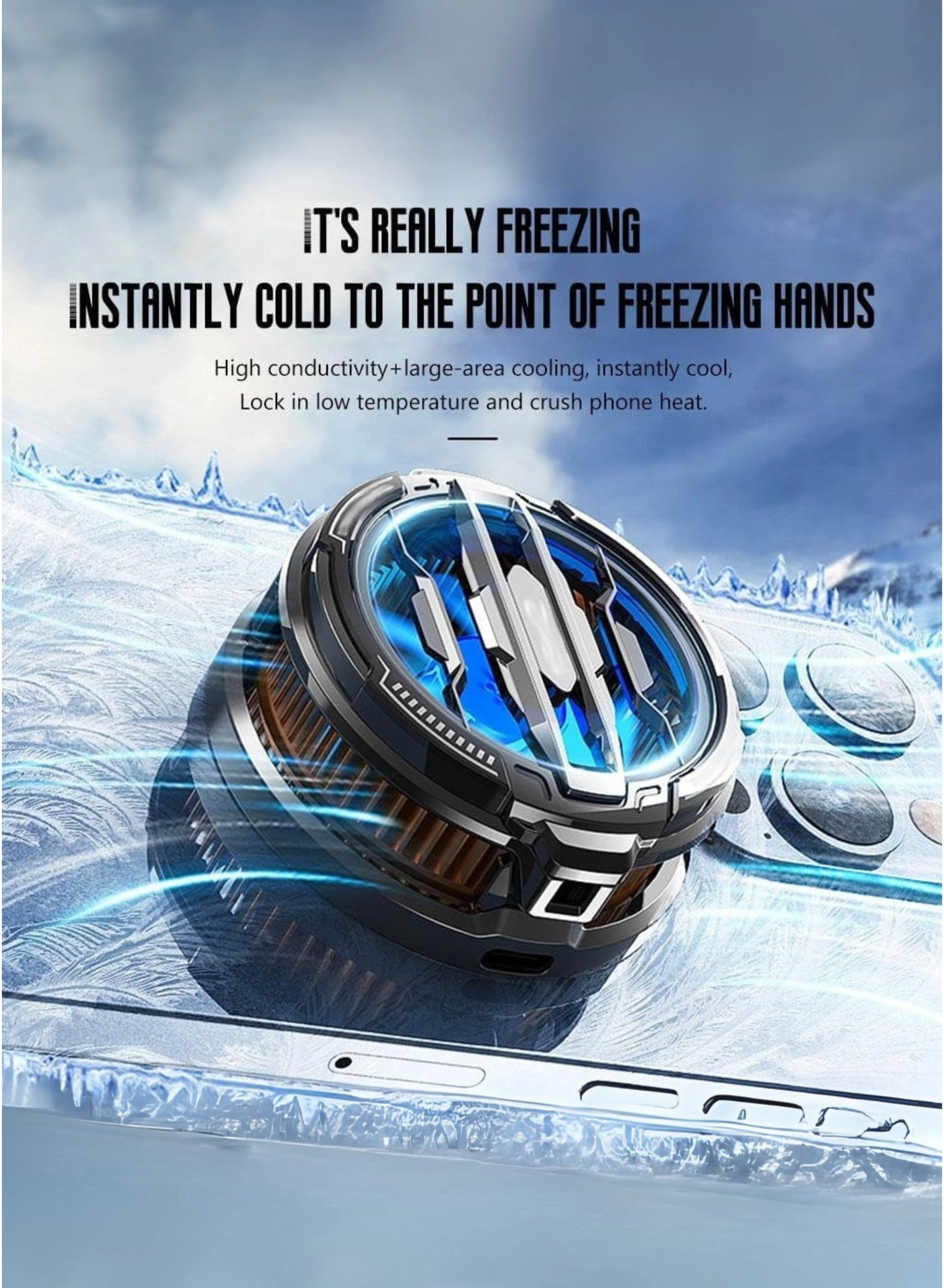 CX07 - Magnetic Cooler Fan Portable