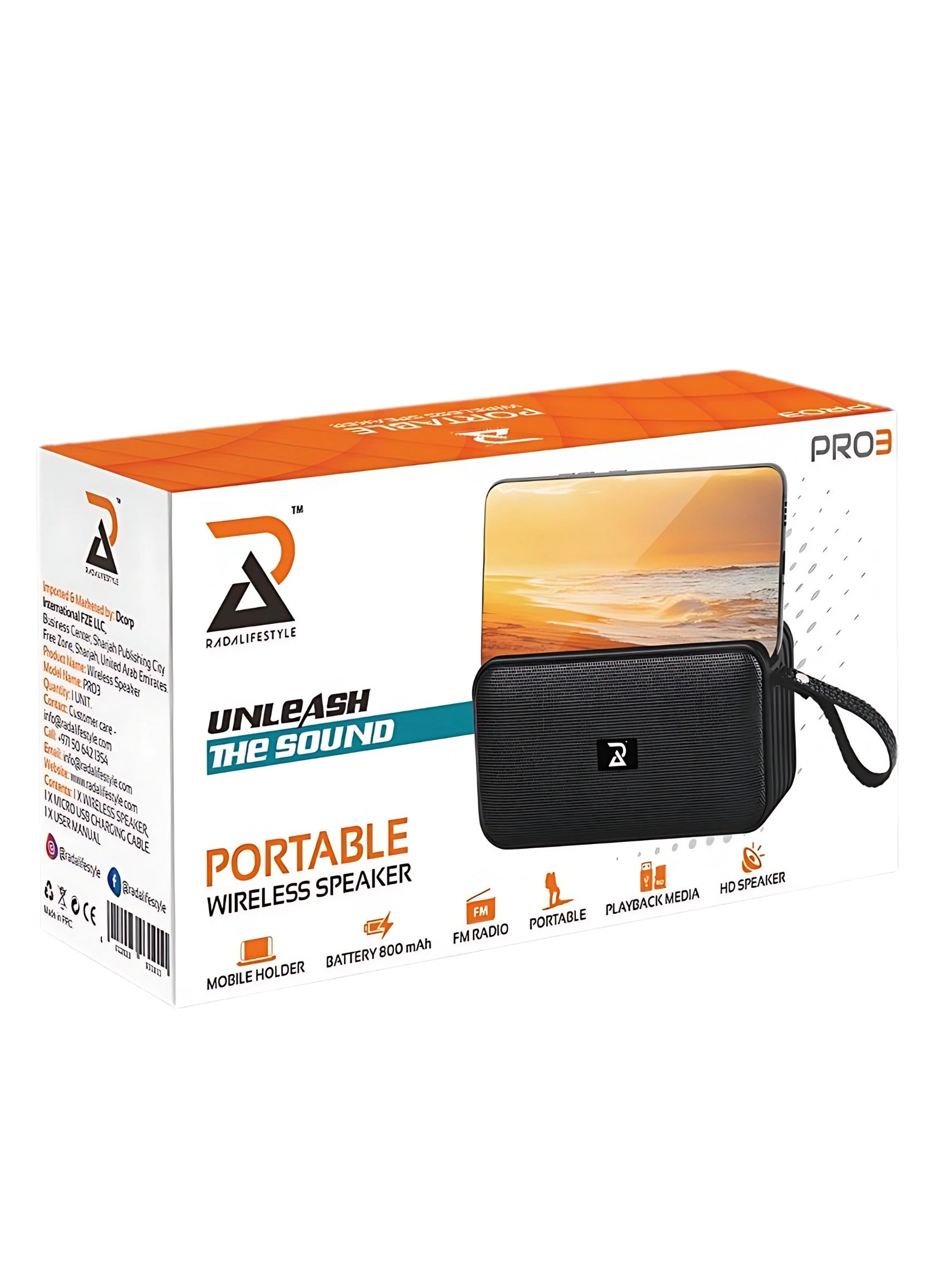 Pro 3 - Bluetooth FM Radio