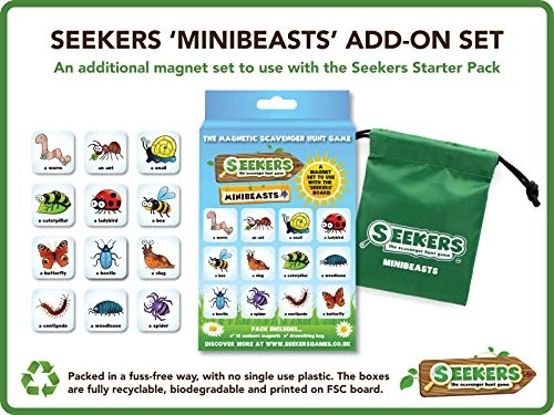 Magnetic Scavenger Hunt Games - 10 years and up 12 pieces