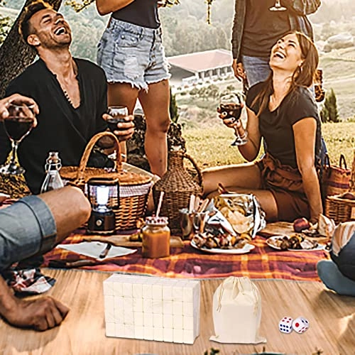 Mini Mahjong - 144 tiles Portable Pink