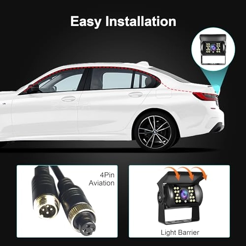 Reversing Camera - IR Night Vision 4 Pin Aviation Plug