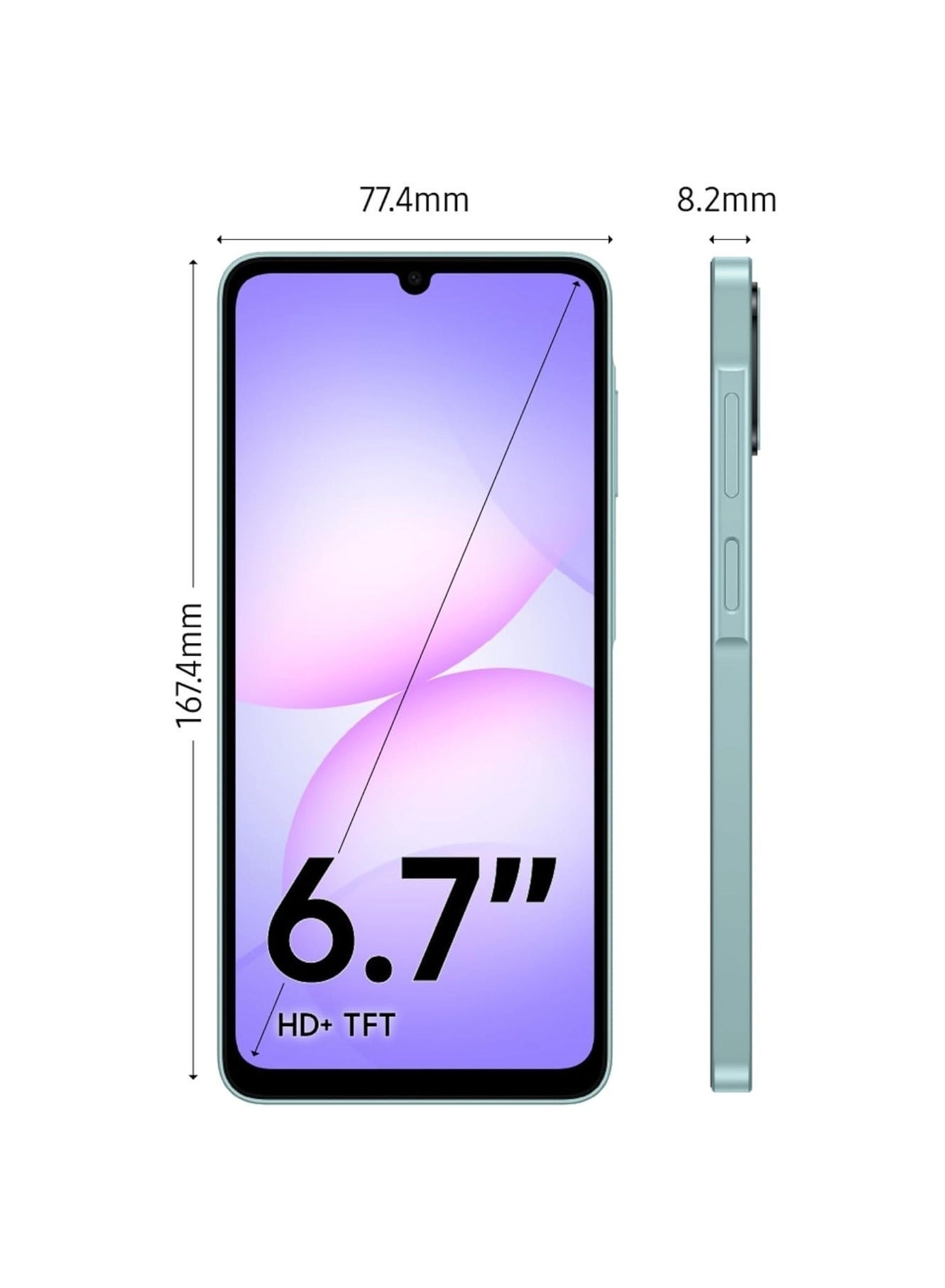 Galaxy a07 8GB 256GB