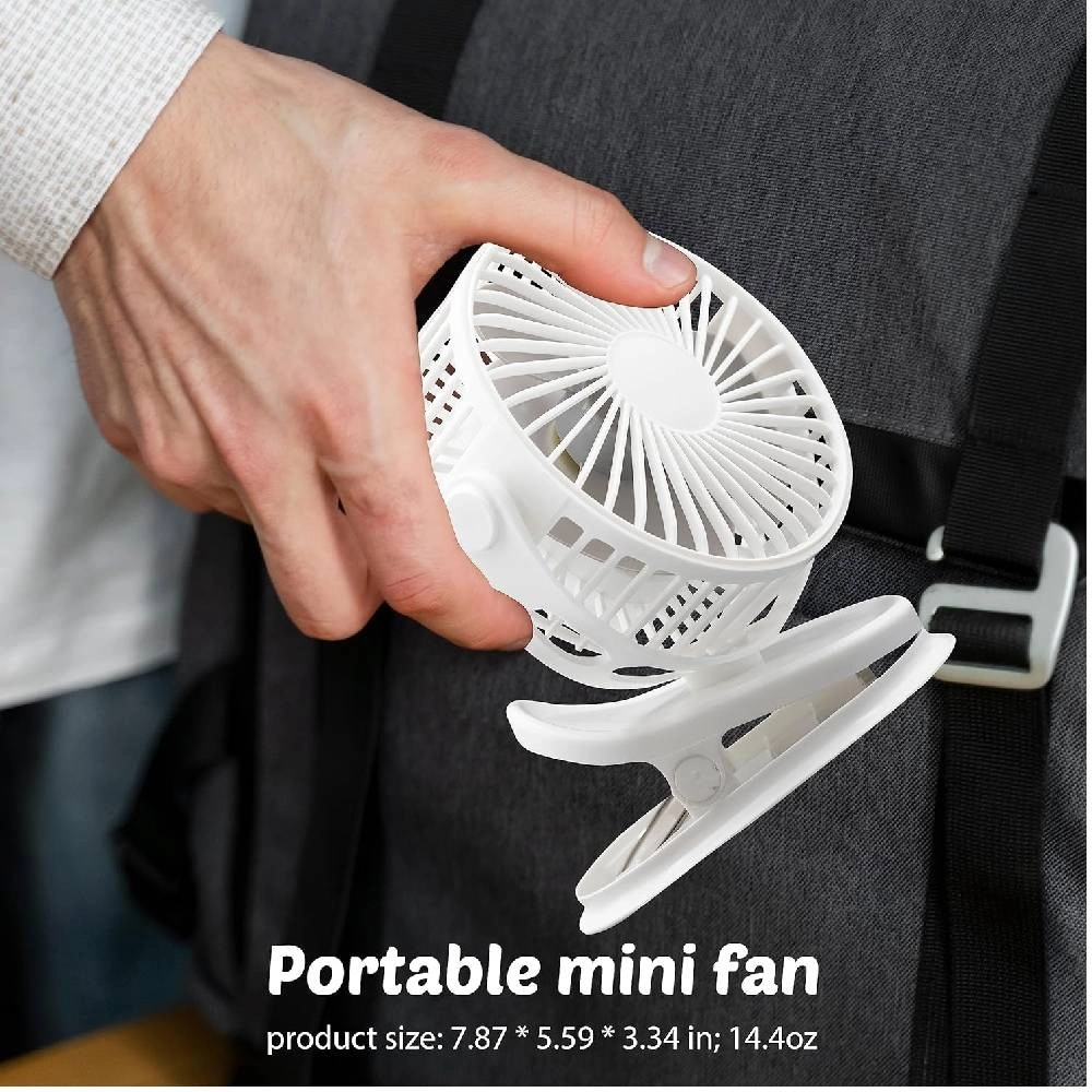 Handheld Fan - 3 Speeds USB Rechargeable