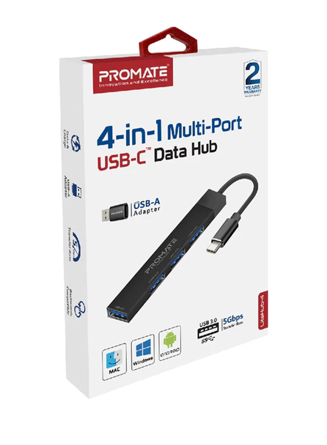 LITEHUB-4 - 4-in-1 USB-C