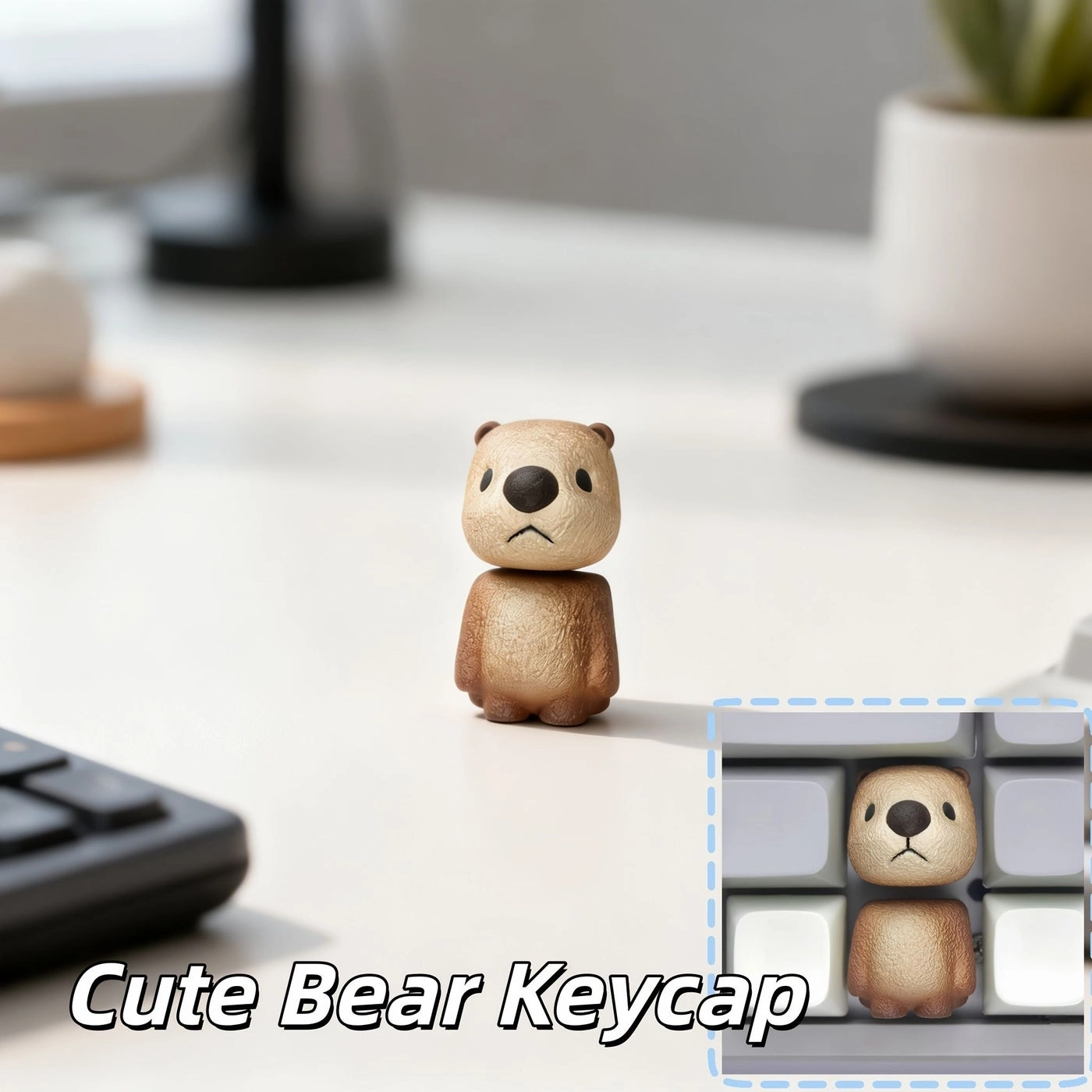 Generic Little Bear Resin Keycaps