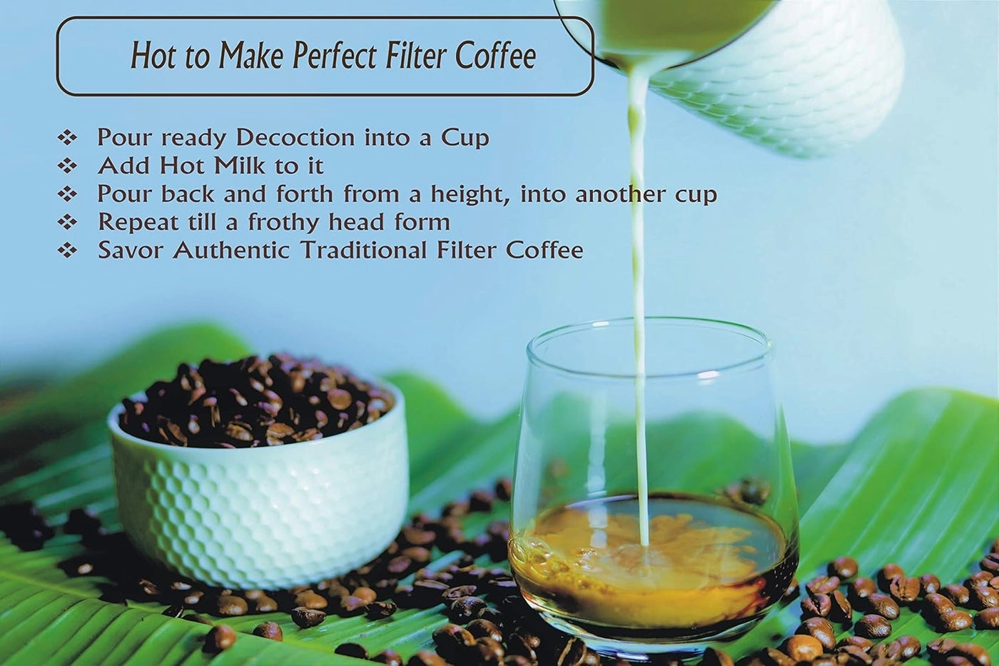 South Indian Filter Coffee Maker - 150 ML Stainless Steel