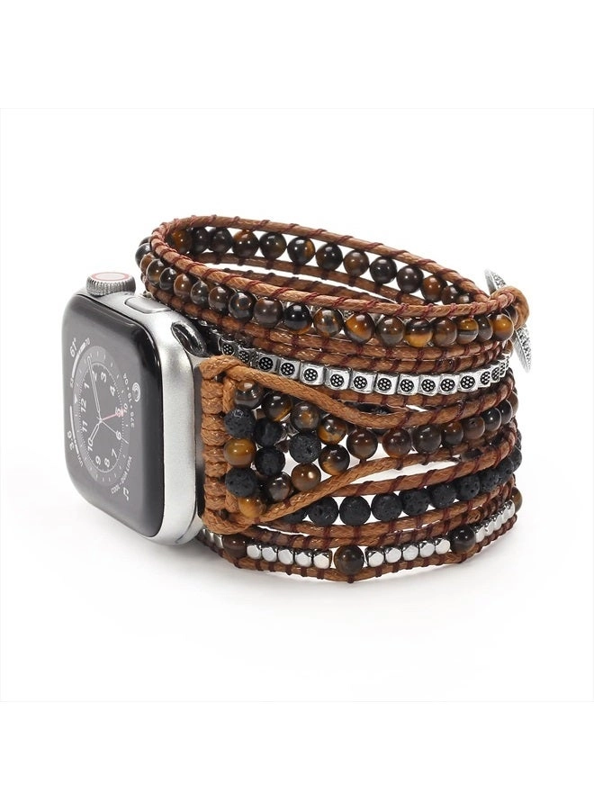 Wingoden Beaded Boho Watch Band for Apple Watch - 41mm/38mm/40mm