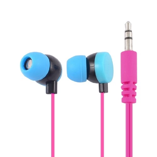1.15M Cable 3.5mm Connector In Ear Earphone w Donut Winder Wired Earphone