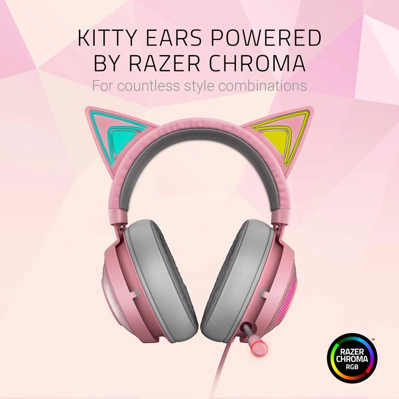 Kraken Kitty Chroma Wired Headset