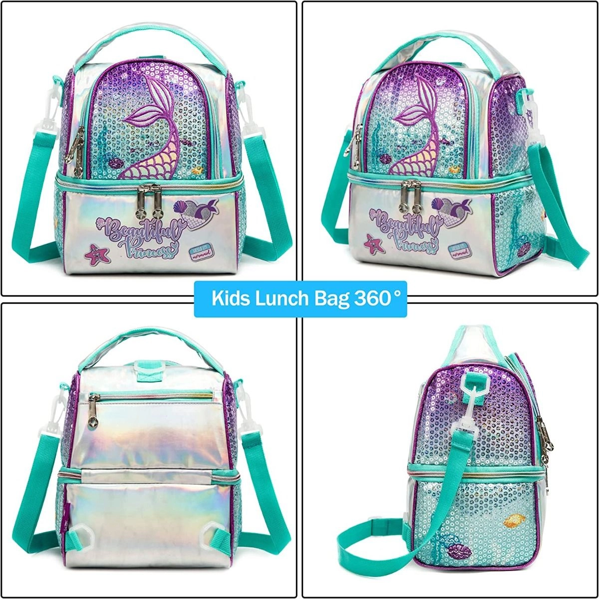 Bento Lunch Bag - Unicorn Pink 7L