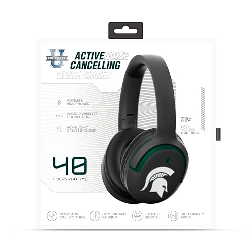 Active Noise Cancelling Over the Ear Headphones - Wireless Headphone