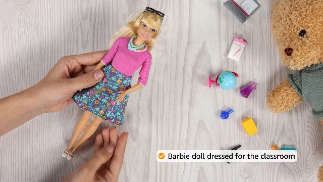 Teacher Doll - 3 to 7 years 10 pieces