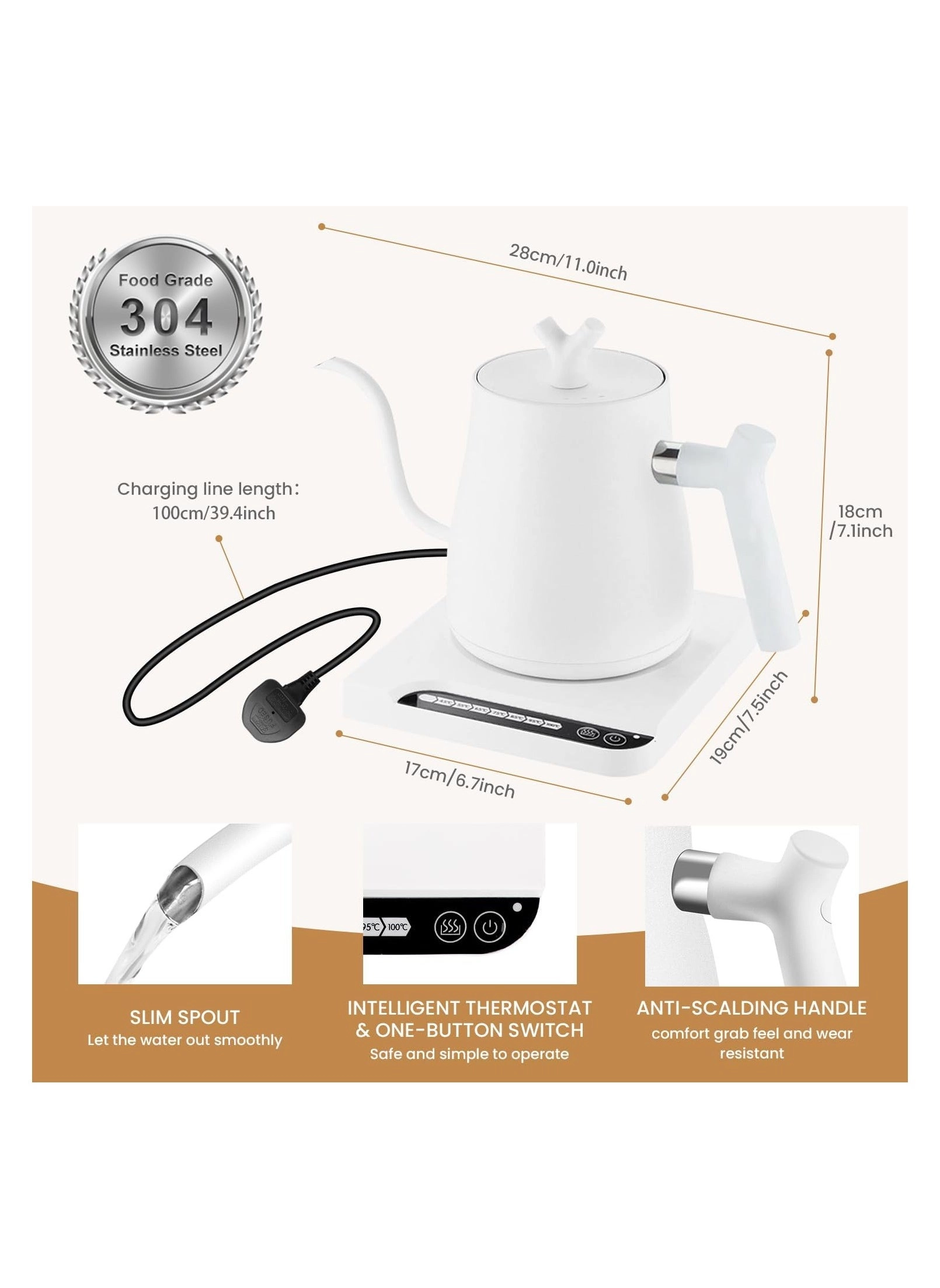 Gooseneck Electric Kettle