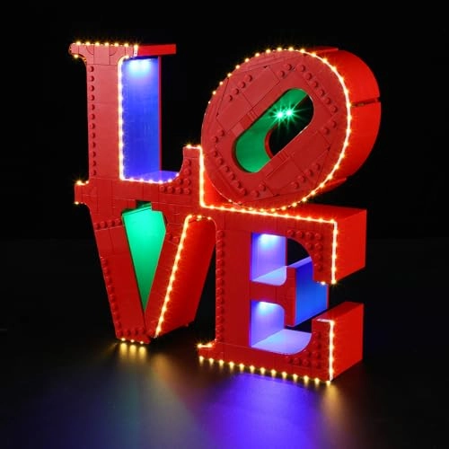 LED Light for LEGO Art LOVE 31214