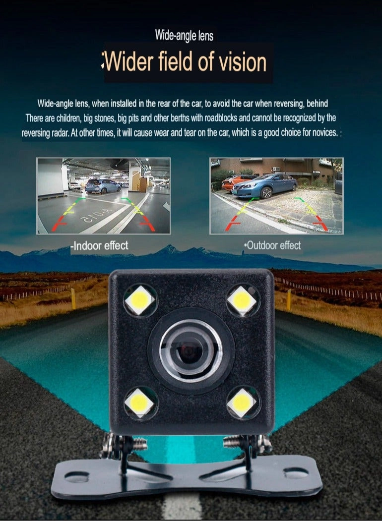 HD reversing camera with light - night vision 720*480 pixels