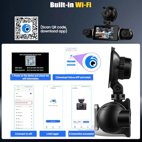 2K 360° Dashcam - 2K+3*1080P