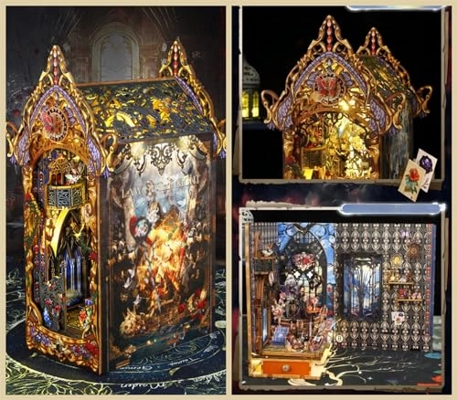 Book Nook Miniature Kit - Law of The Night 1:12