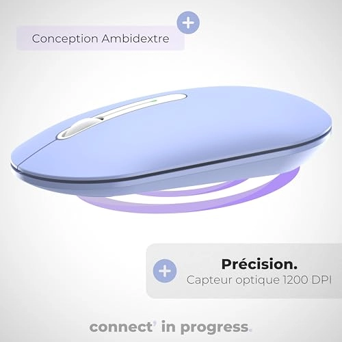 Silent Wireless Mouse - Bluetooth Radio Frequency