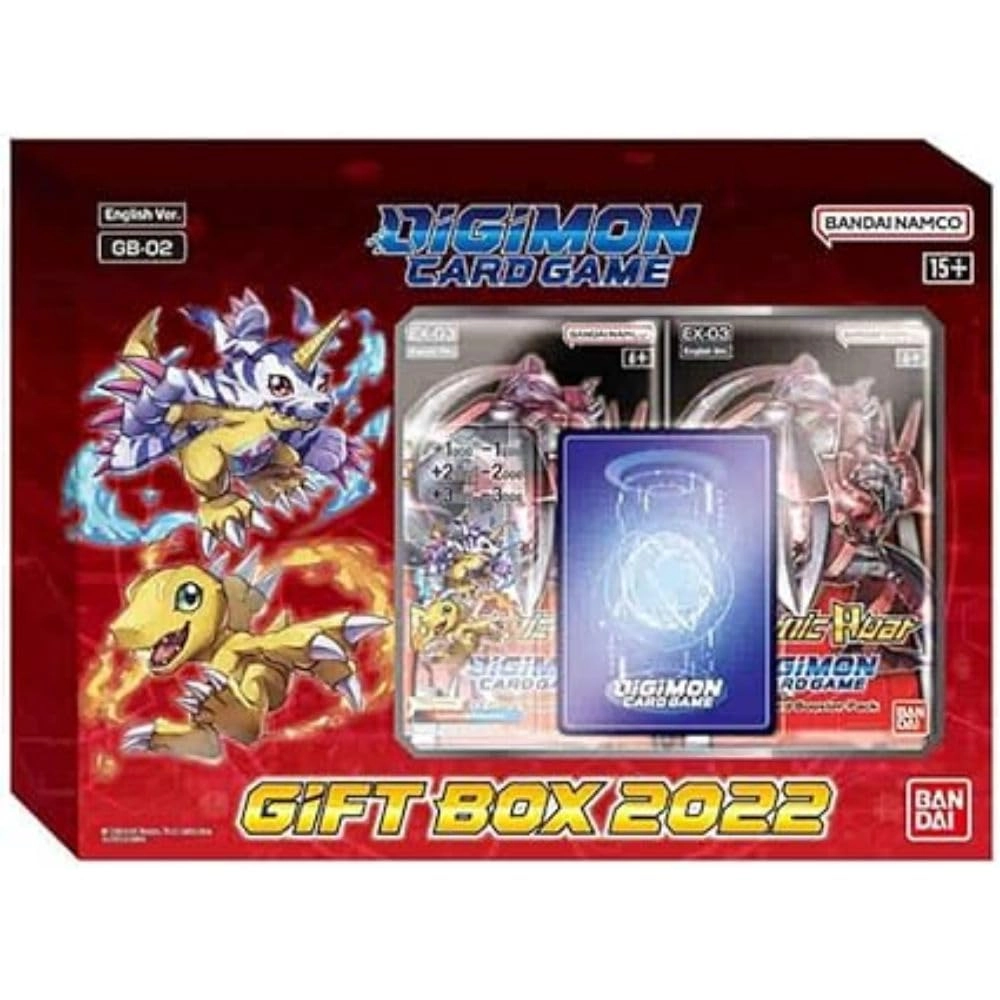 Bandai Digimon Card Game Gift Box 2022 - 5x Booster packs Promo CARD x1