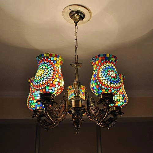 5-Light Vintage Edison Chandelier