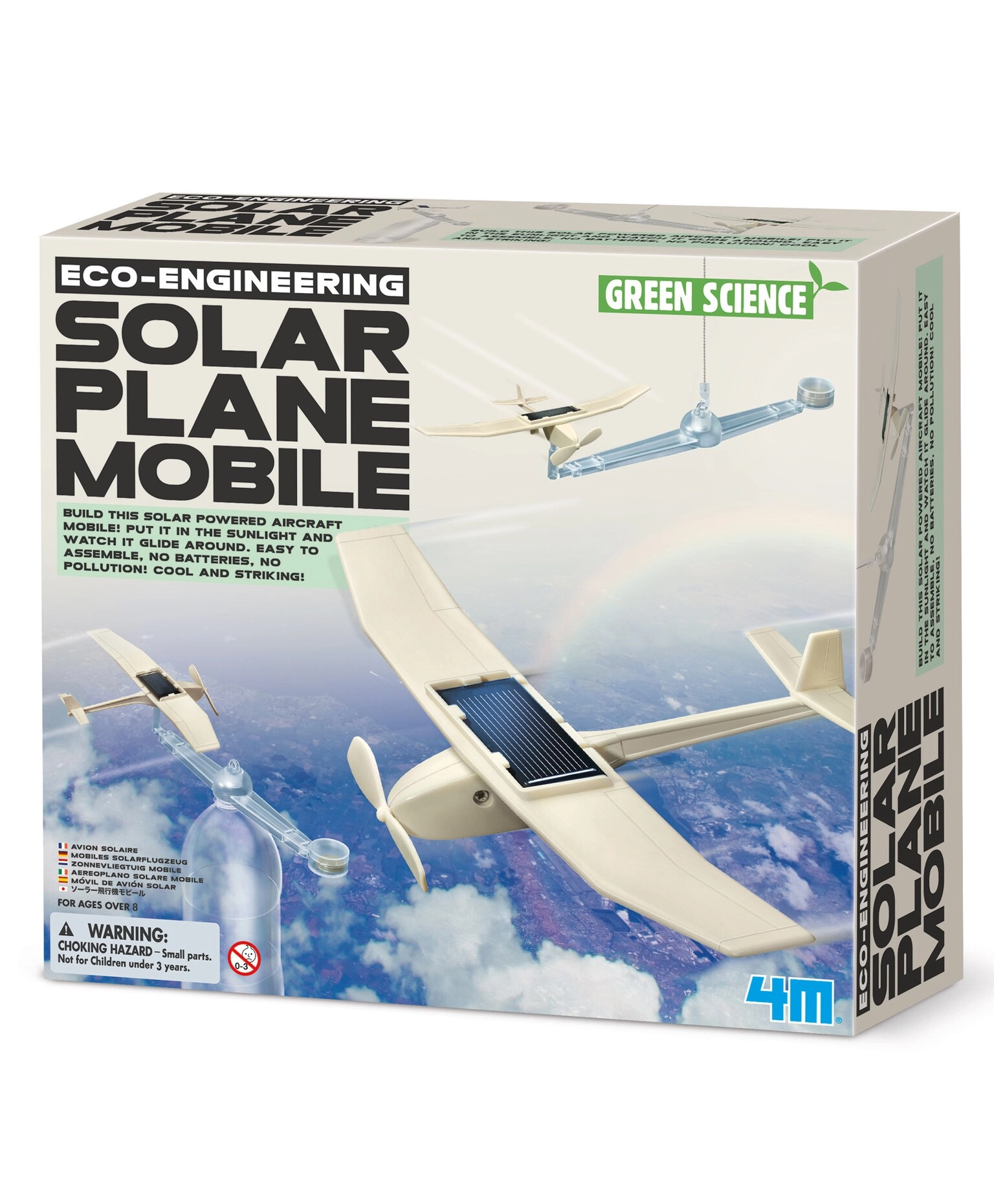 Funcenter Solar Plane Mobile - Solar Powered