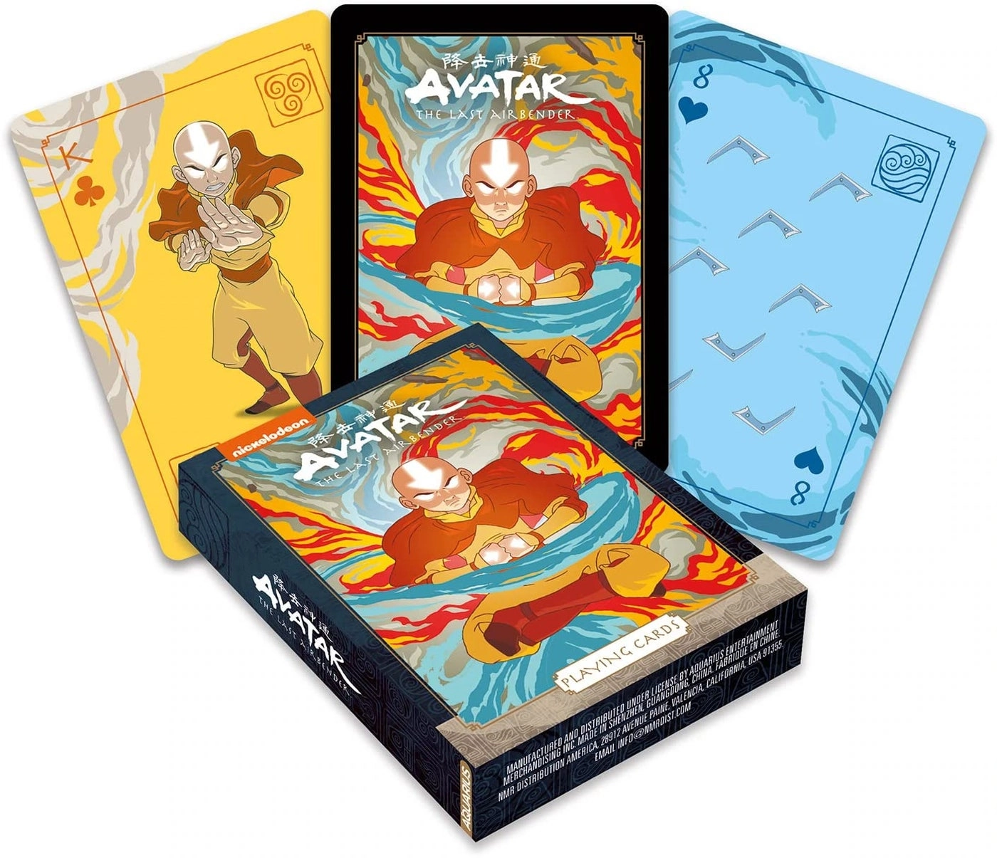 Aquarius Avatar Playing Cards - The Last Airbender Shaped Deck