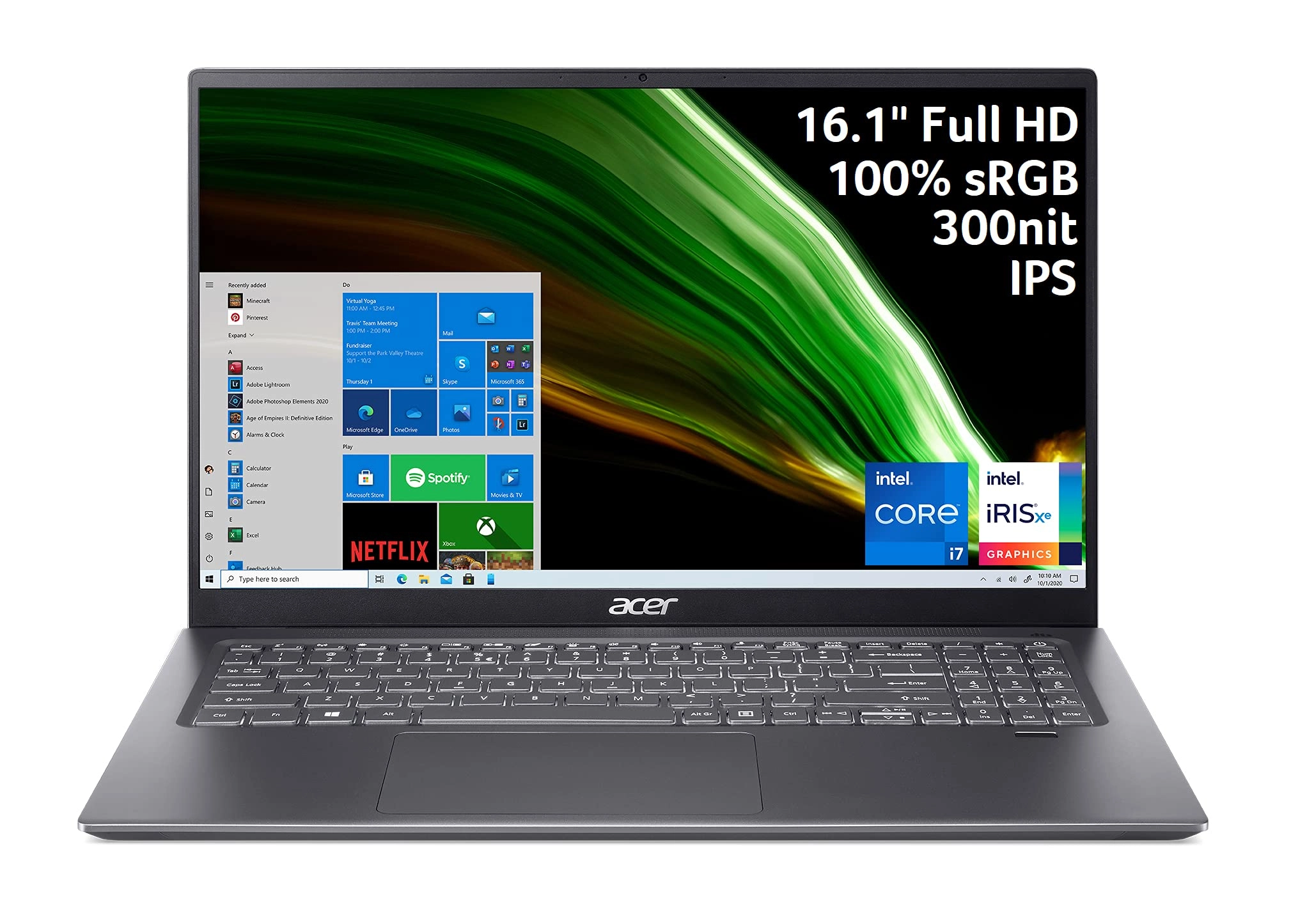 Acer Swift 3 - 16.1'' i7-11370H 16GB DDR4 512GB SSD
