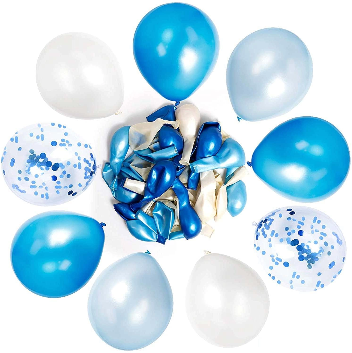 24-Pieces Latex Confetti Balloons - Father's Day