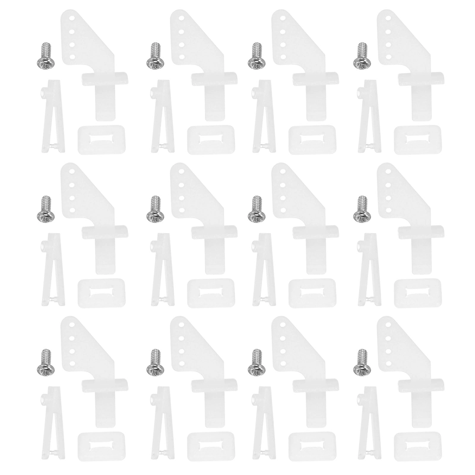 SourcingMap Control Horns - 12Pcs White