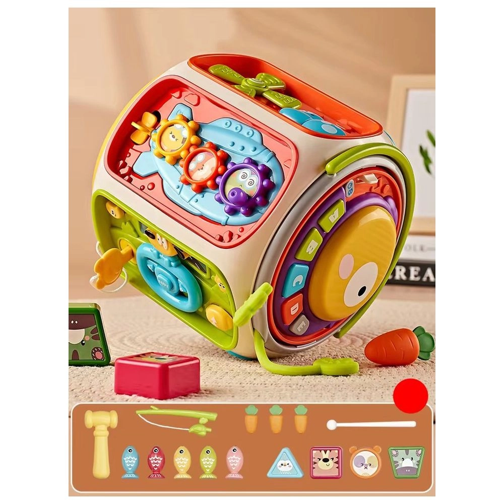 Multi-Activity 9-Sided Educational Toy - 18m+