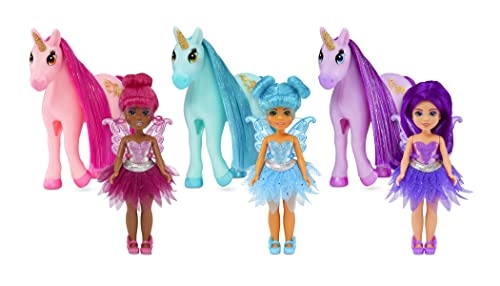 DreamBella Fairy Doll - 5.5"/14cm Colour Change Teal Hair Ages 3+