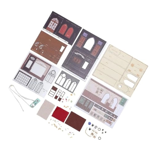 Miniature Model House - DIY 3D Puzzle LED Light Strip