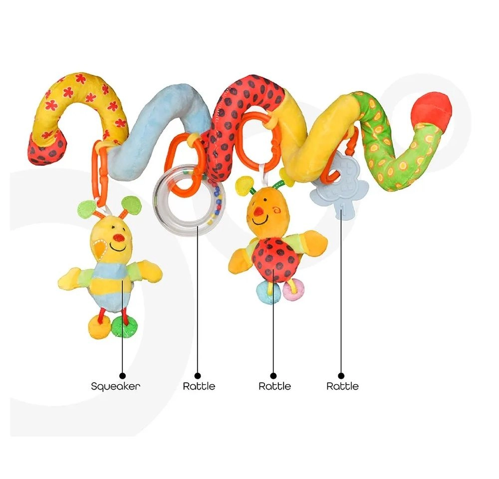 Spiral Activity Hanging Bee Toys - 0 months & above