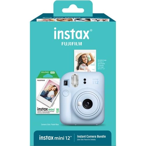 Instax Mini 12 - Blue 2025 Holiday Bundle