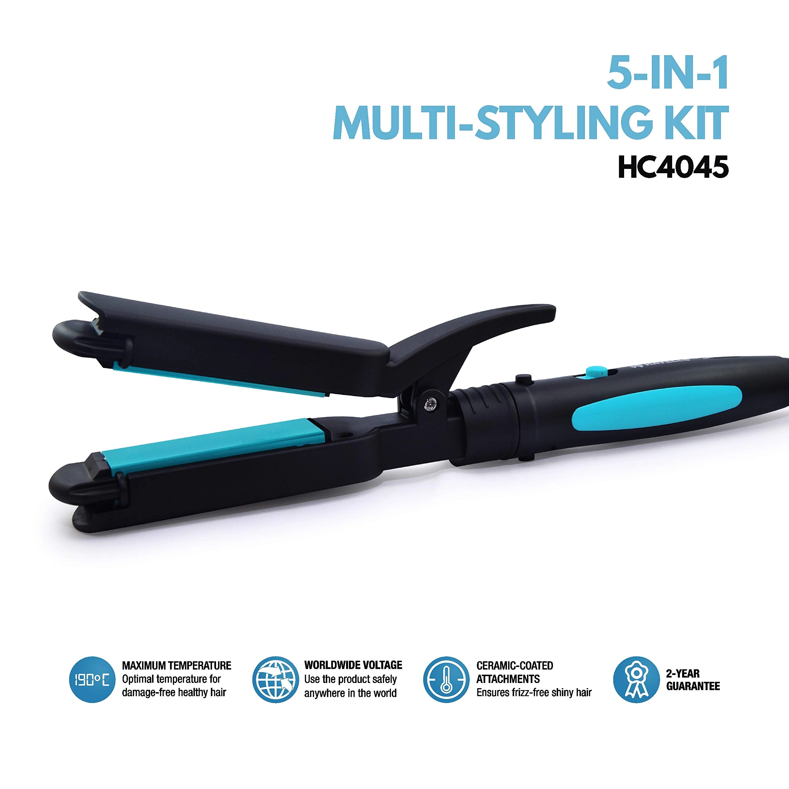 5-in-1 Multi Styling Kit - Black Ceramic 190°C