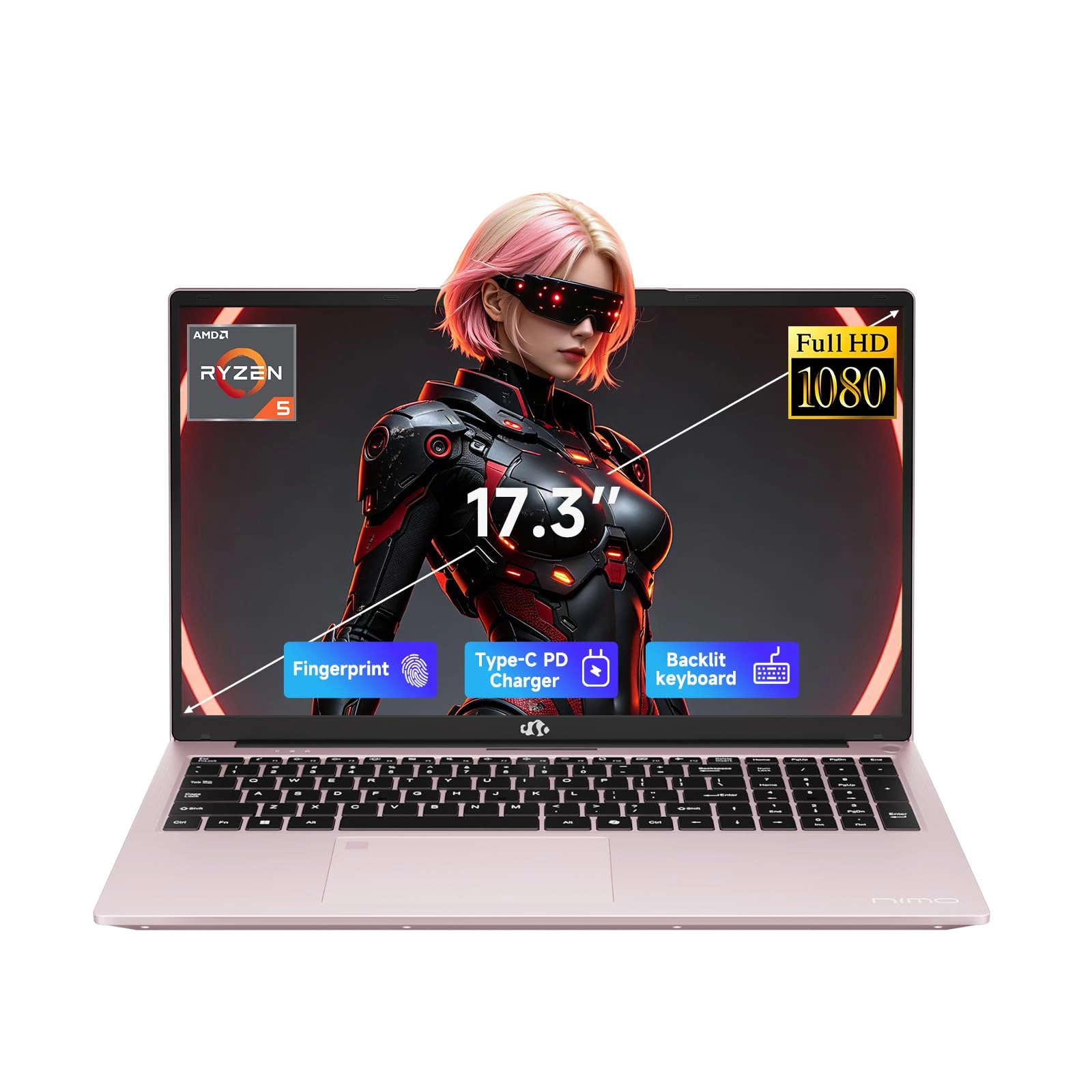 Electronic Nimo S.A. Nimo N175B N175 - 17.3'' Ryzen 9-8945HS 32GB DDR5 1TB SSD