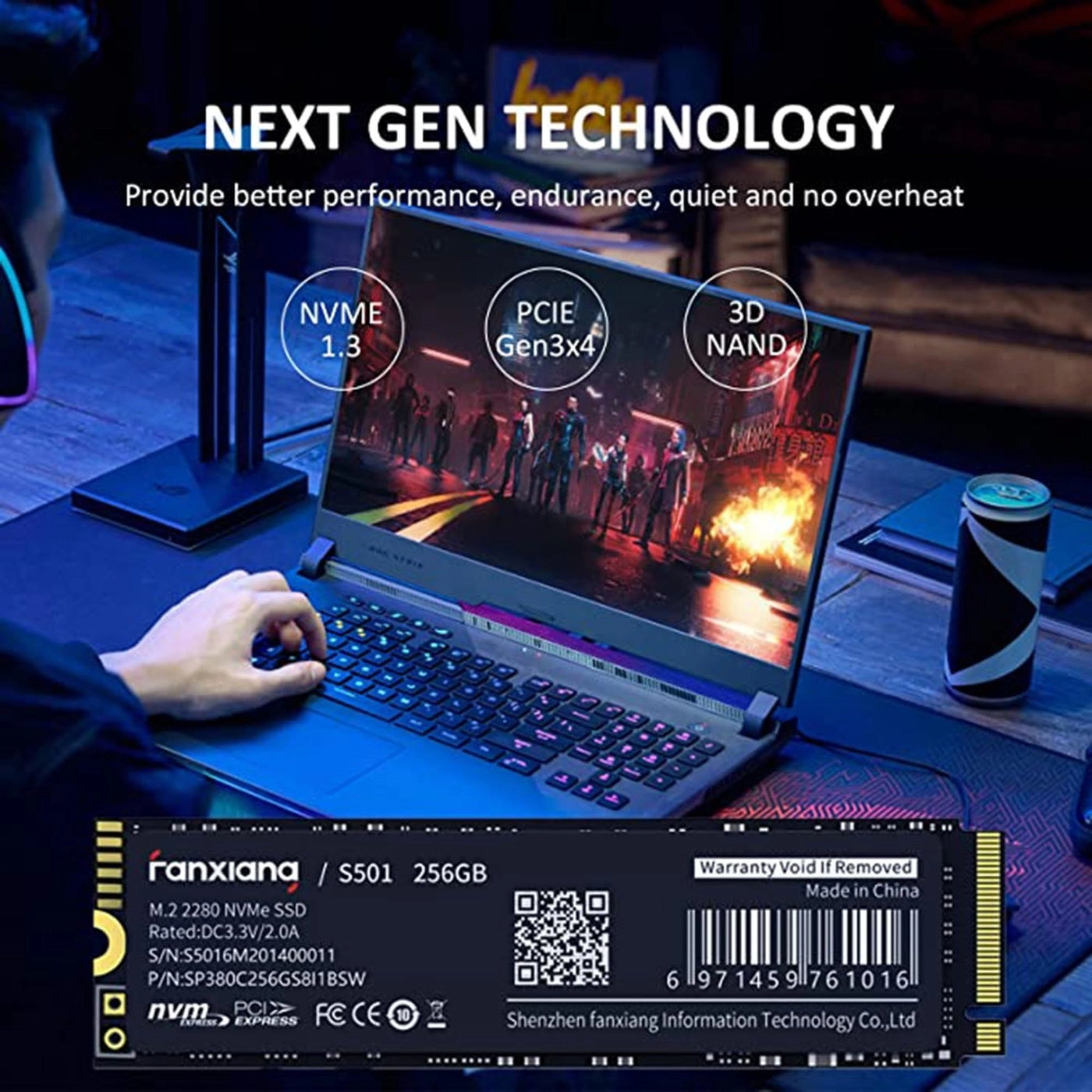 S501 - 256GB M.2 2280