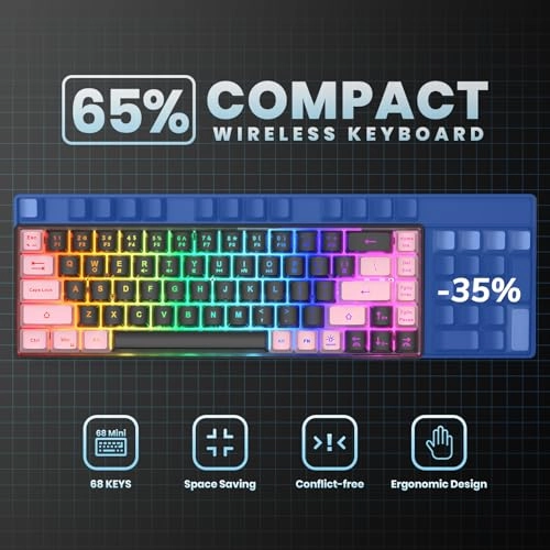65% Gaming Keyboard - Wired