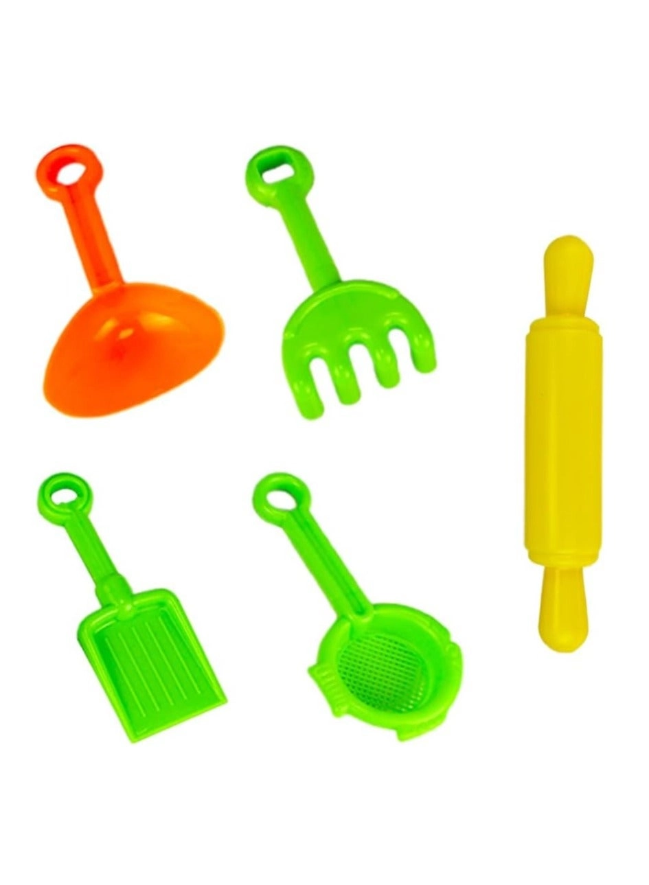 Magical Play Sand Kit - 908g Colorful Birthday Cake Mold