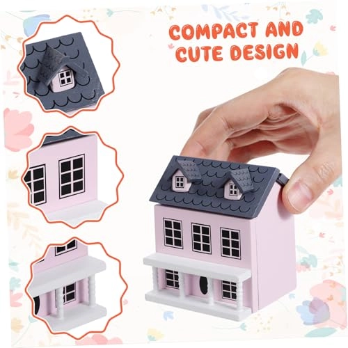 Miniature House - DIY Pink Wood