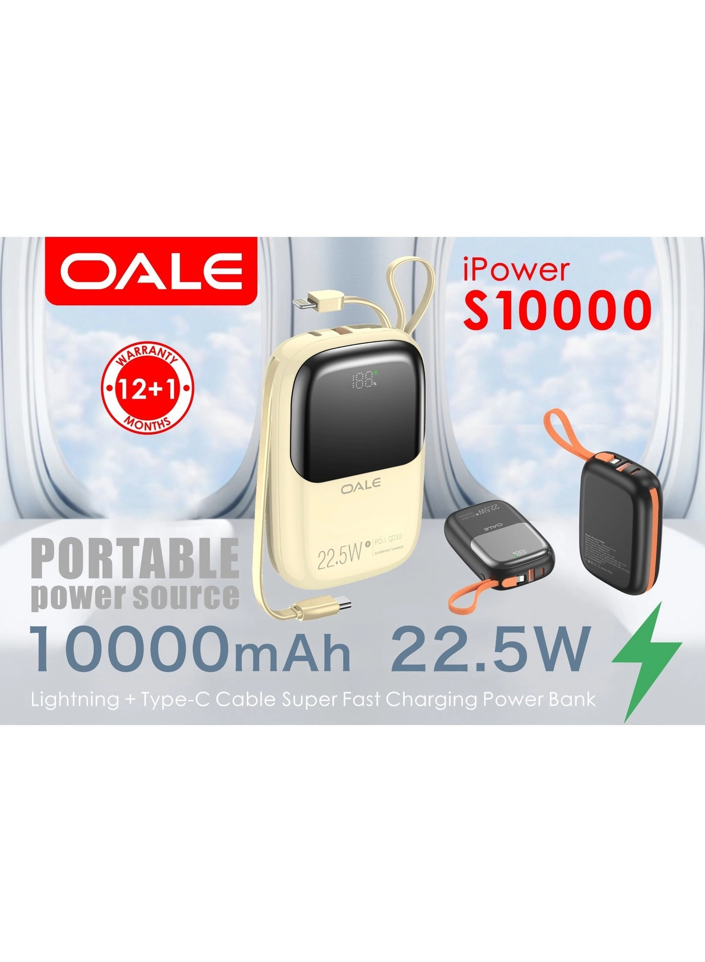 OALE Power Bank - 10000mAh 22.5W