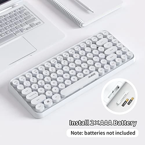 Retro Bluetooth Keyboard - Wireless