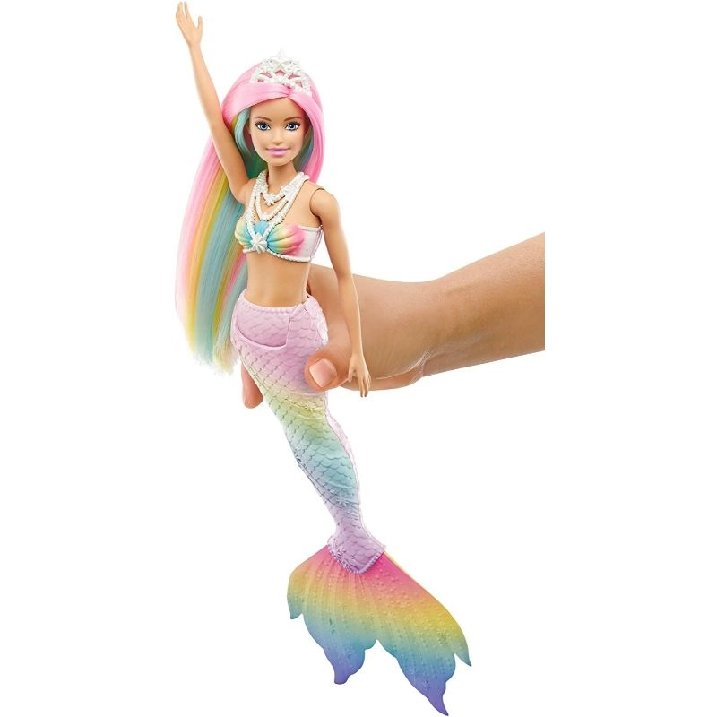 Barbie Dreamtopia Rainbow Magic Mermaid - Rainbow Hair Water-Activated Color Change Ages 3+