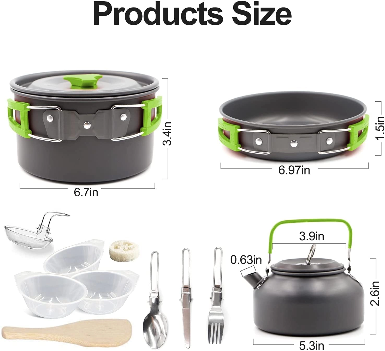 Camping Cookware Set - 13 piece(s) 0.8L
