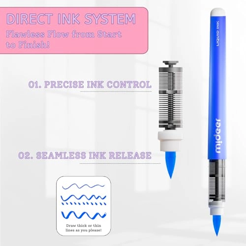 Dual Tip Markers - Multi Colour Brush & Chisel Tip